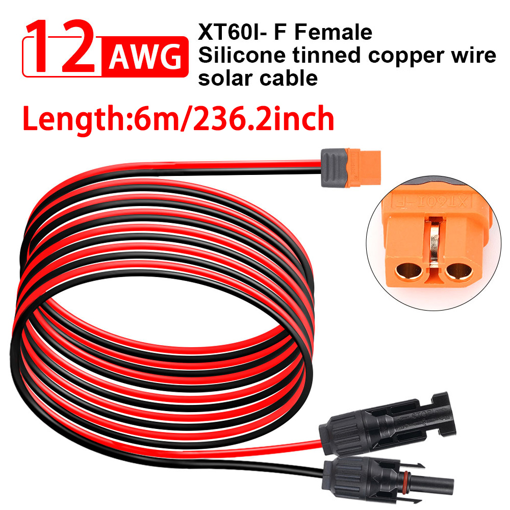 Ipex Connector - 1/2/3/6M XT60 12AWG XT60i-F Dişi Konnektör