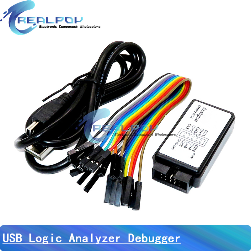 Breadboard 400 Point - USB Mantık Analizörü 24 MHz 8