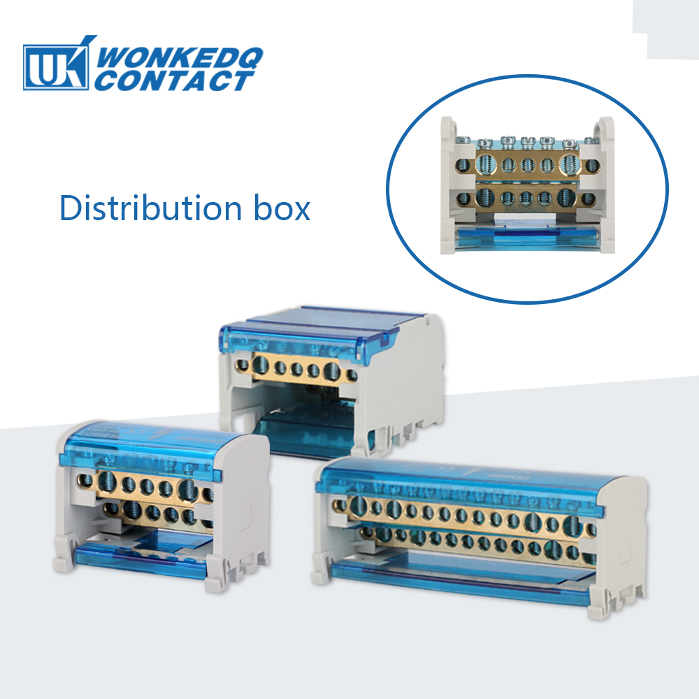 Screw Terminal Block - Din Raylı Terminal Bloğu WKH-207/211/215/407/411/415 Modüler