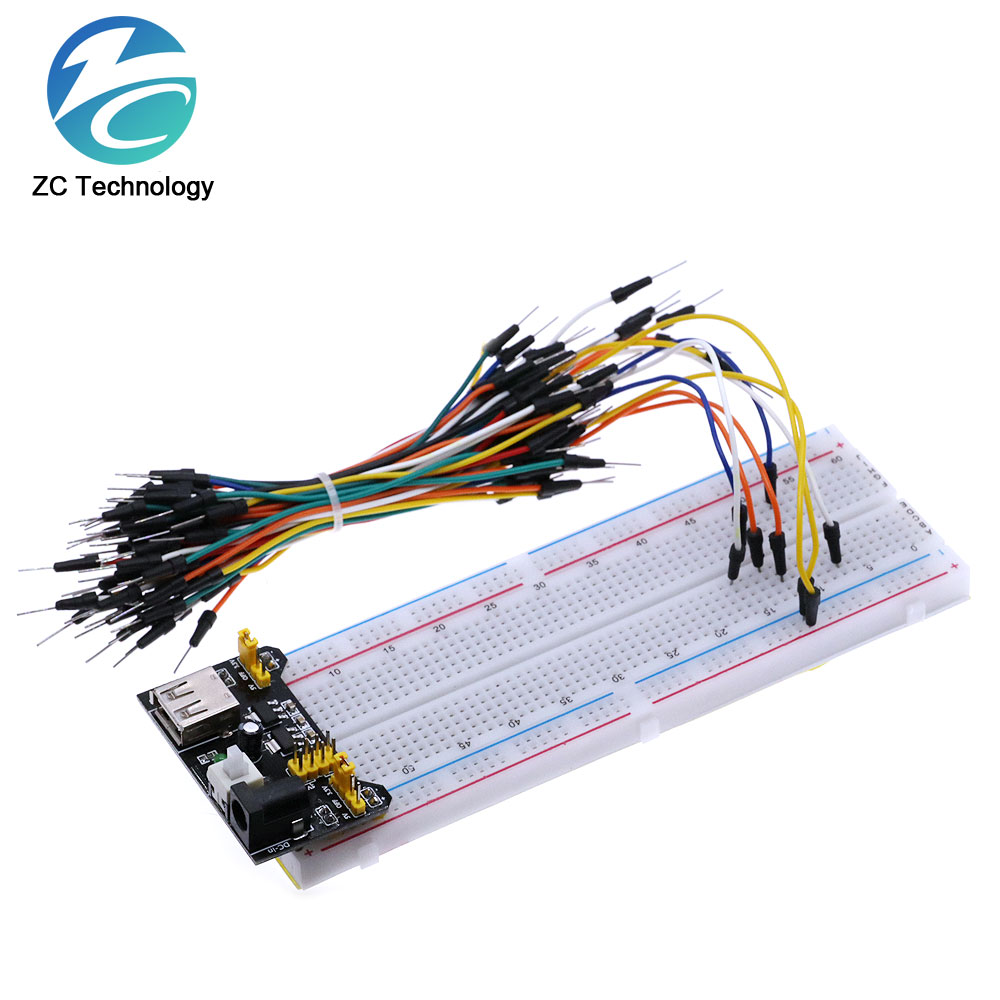 3.3V/5V MB102 Breadboard güç m - Breadboard 400 Point incelemesi ve fiyatı