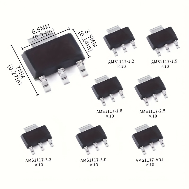70 adet kit Voltaj Regülatörü  - Ams1117 Module incelemesi ve fiyatı