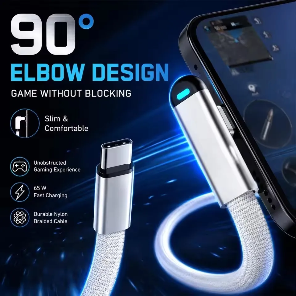 65W USB-C'den USB-C'ye Süper H - Usb C Cable incelemesi ve fiyatı