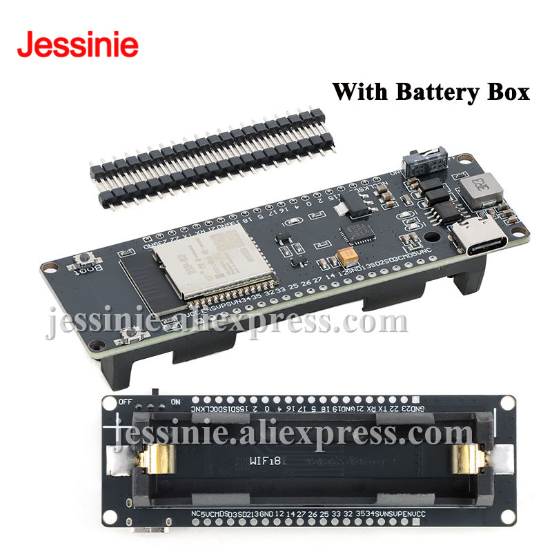 WiFi Ble Bluetooth-Compat 1865 - Esp32 Battery Holder Lipo incelemesi ve fiyatı