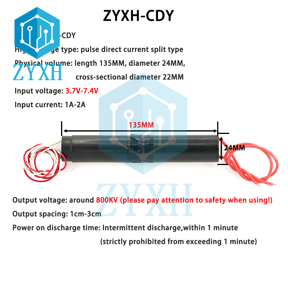 Yüksek gerilim jeneratörü 3.7V - Boost Converter incelemesi ve fiyatı