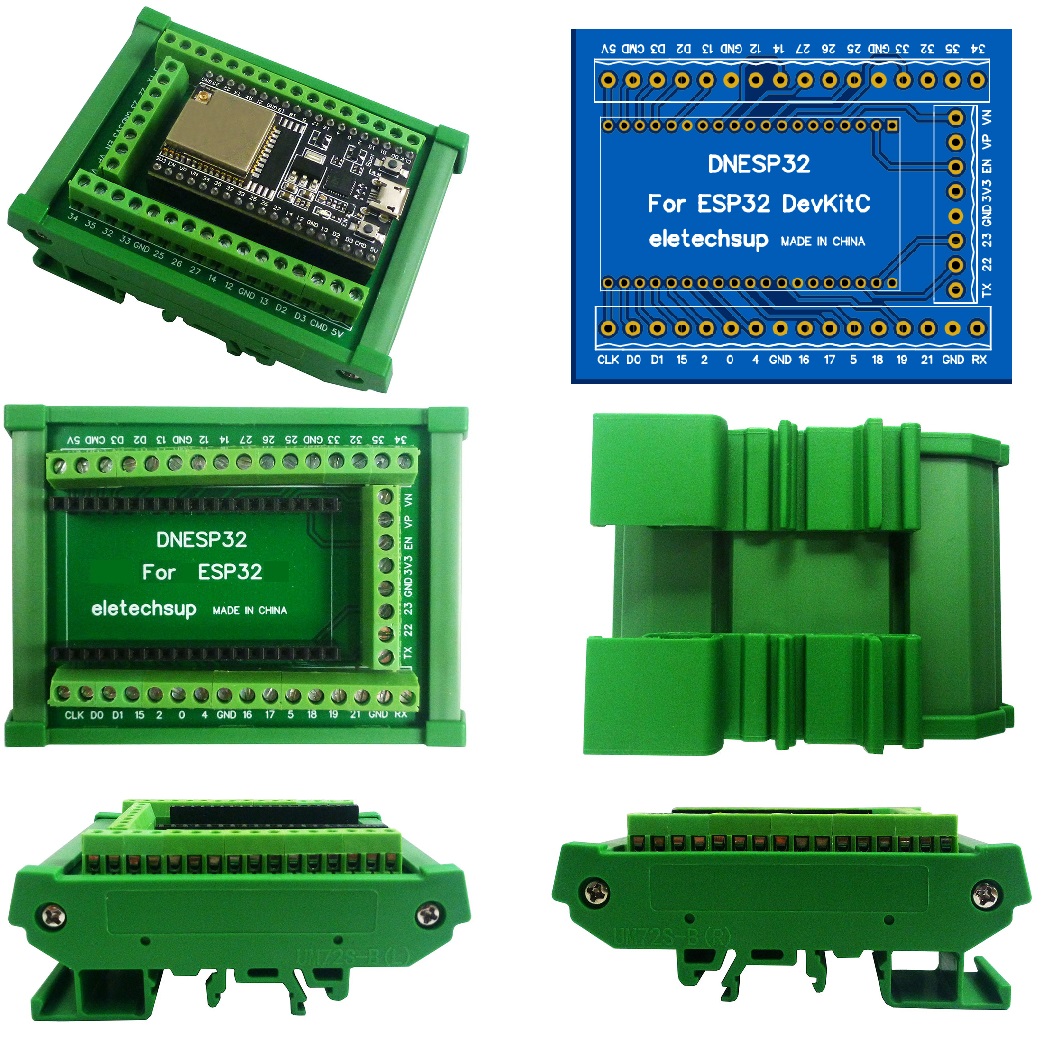 ESP32 DIN Ray Montajlı Vidalı  - Screw Terminal Block incelemesi ve fiyatı
