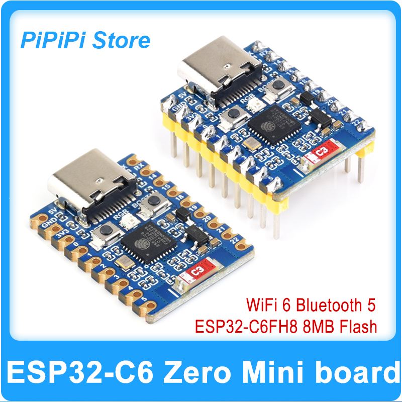 ESP32-C6 Zero Süper Mini Geliş - Antenna 2.4Ghz incelemesi ve fiyatı
