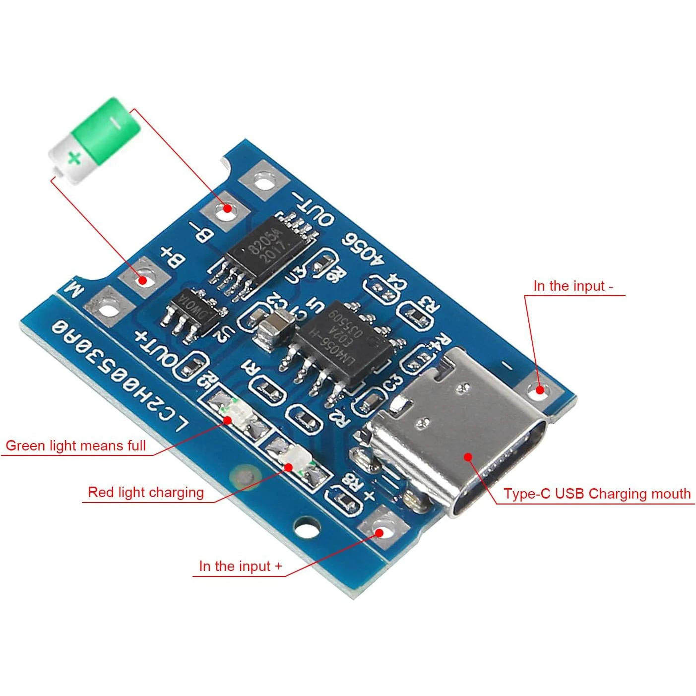Lityum Pil Tip C Şarj Kartı 5V - Tp4056 Module incelemesi ve fiyatı
